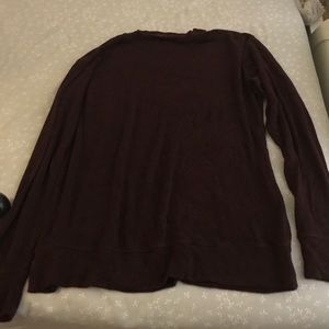 💜 2/$20 Brandy Melville maroon oversized sweater